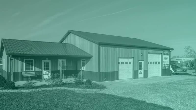 The Flat Rock Precision shop building