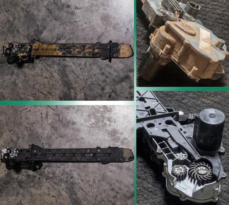 Top: how it came in. Bottom: how it went back out.